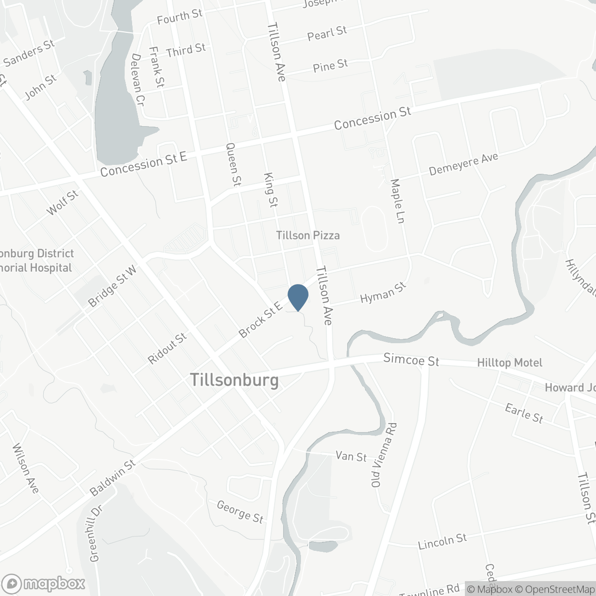 61 BROCK STREET E, Tillsonburg, Ontario N4G 1Z7